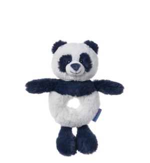 BABY - 7.5" PANDA RING RATTLE TOOTHPICK (6) BL